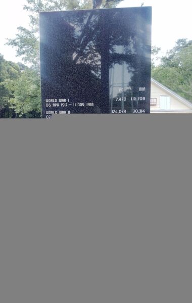 ANDERSONVILLE POW MIA WAR MEMORIAL BACK