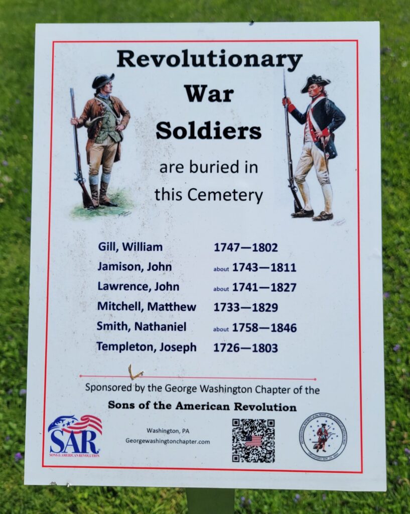 REVOLUTIONARY WAR SOLDIERS BURIED IN MOUNT HOPE CEMETERY MEMORIAL PLAQUE