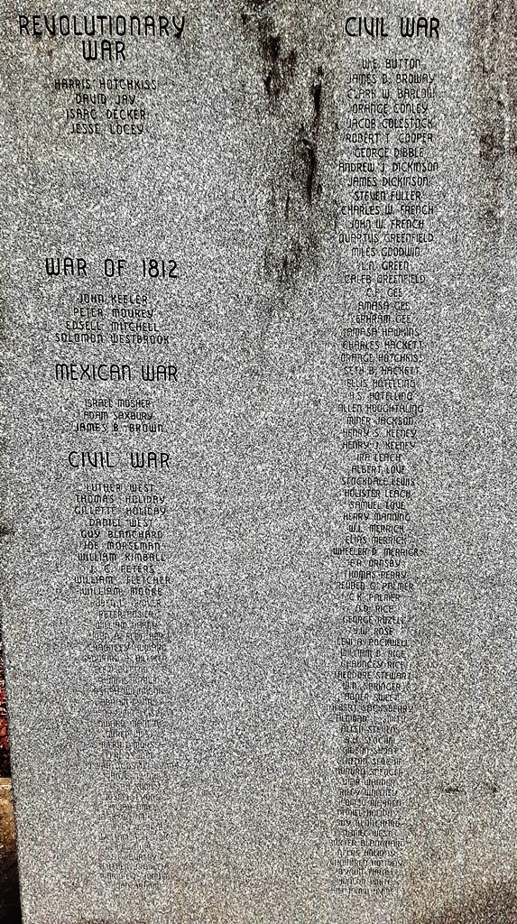 HOLIDAY VETERANS MEMORIAL BACK SECTION A