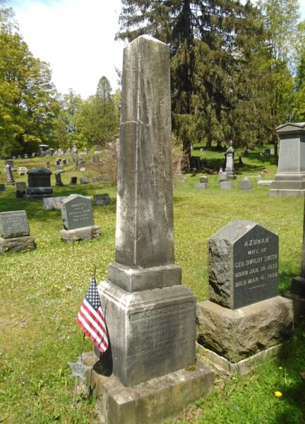 LIEUT. GEORGE DWIGHT SMITH CO. I 45TH REG’T. P.V. MEMORIAL