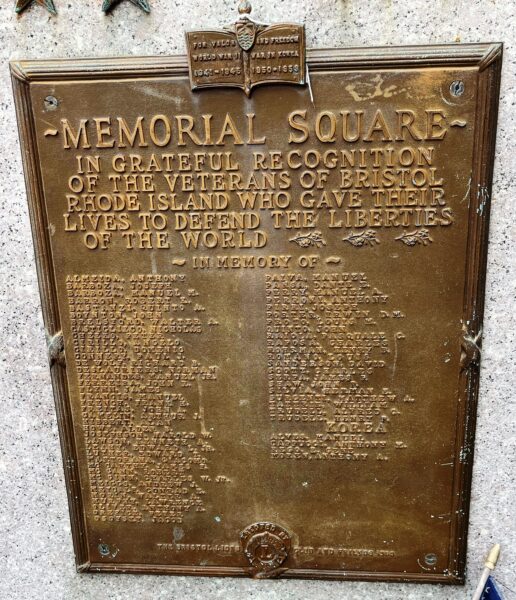 BRISTOL MEMORIAL SQUARE PLAQUE