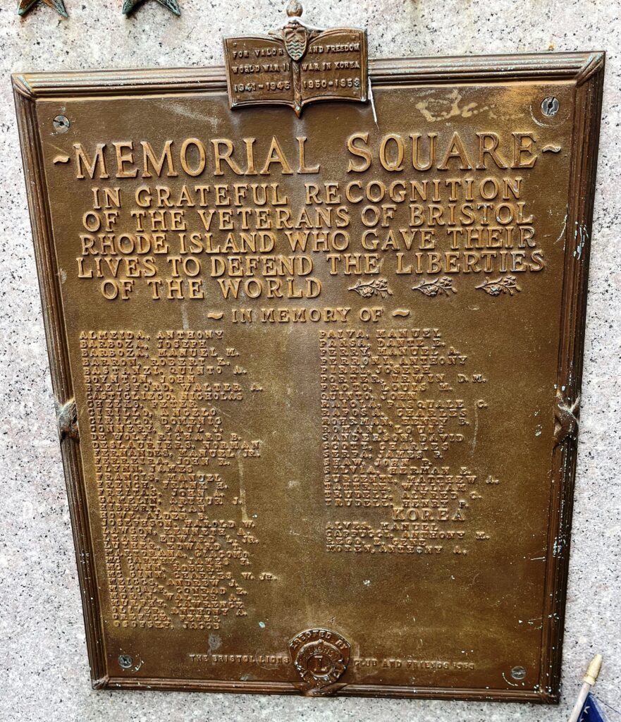 BRISTOL MEMORIAL SQUARE PLAQUE