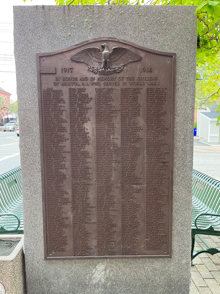 BRISTOL, R.I. WORLD WAR I MEMORIAL