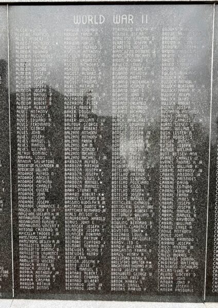 BRISTOL WAR VETERANS MEMORIAL STONE C