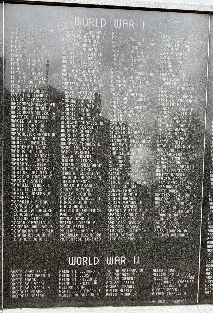 BRISTOL WAR VETERANS MEMORIAL STONE B