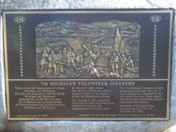 7TH MICHIGAN VOLUNTEER INFANTRY MEMORIAL