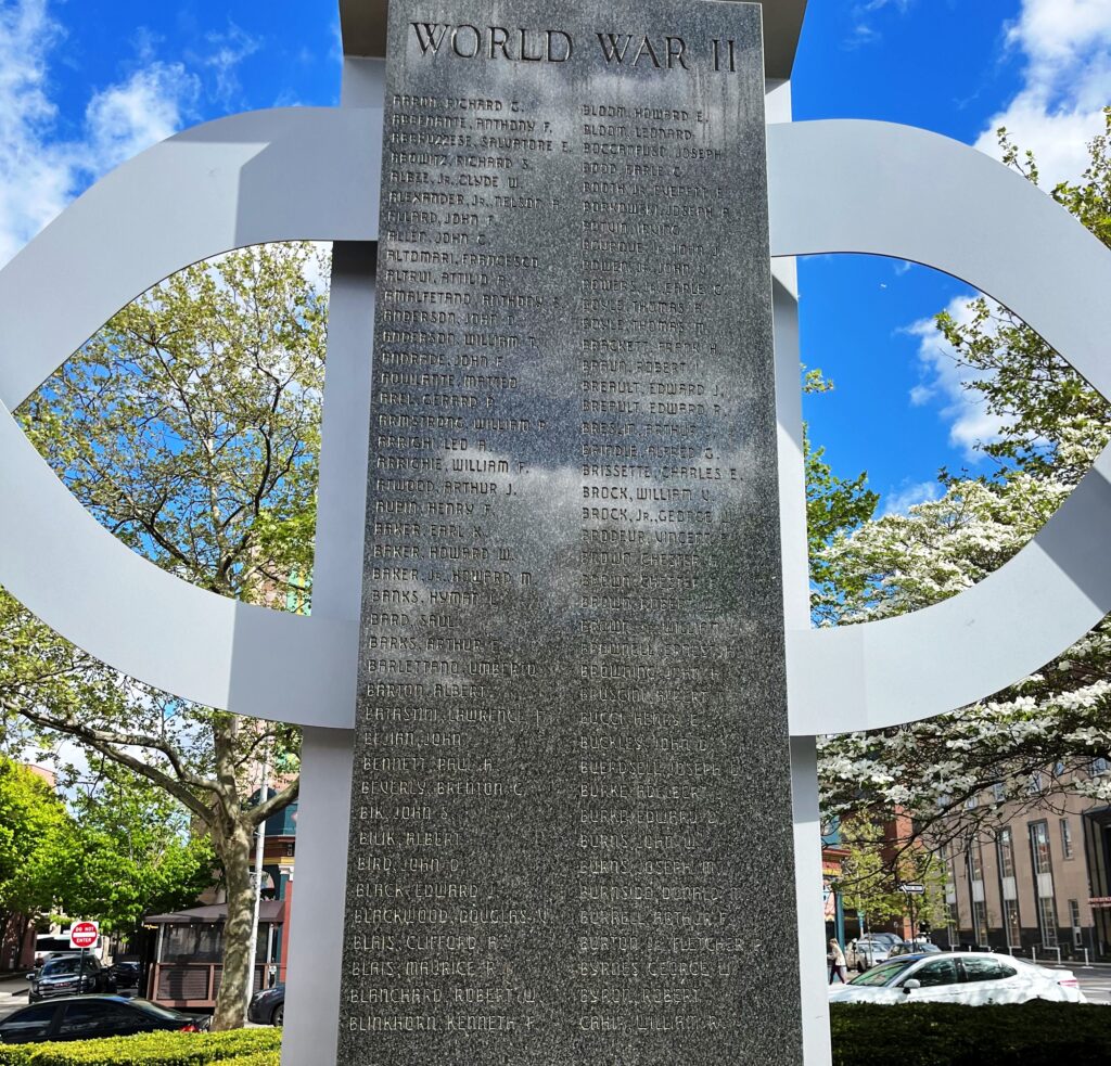CITY OF PROVIDENCE WAR VETERANS MEMORIAL STONE B