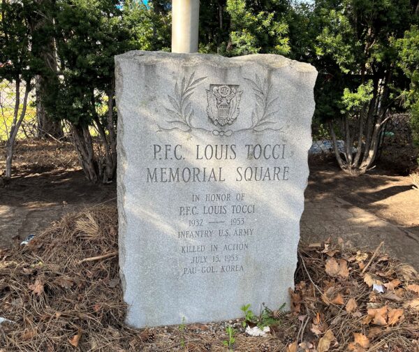 P.F.C. LOUIS TOCCI MEMORIAL SQUARE