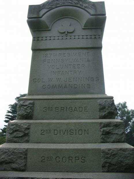 127TH REGIMENT PENNSYLVANIA VOLUNTEER INFANTRY MEMORIAL