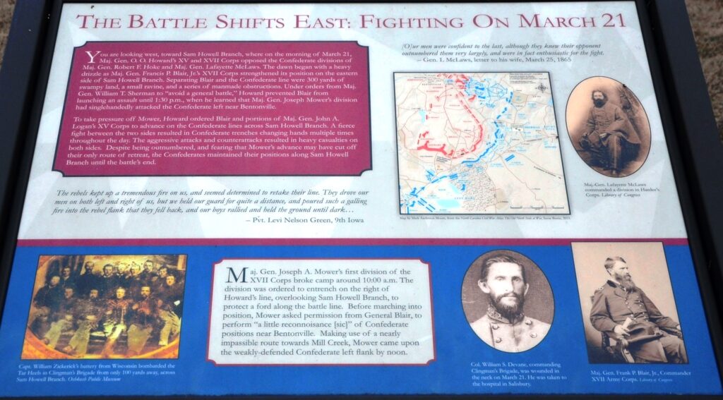 THE BATTLE SHIFTS EAST WAR MEMORIAL PANEL