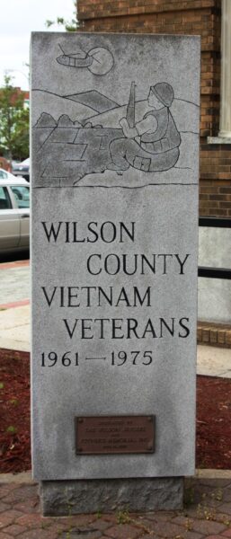 WILSON COUNTY WAR VETERANS MEMORIAL STONE D