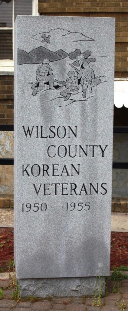 WILSON COUNTY WAR VETERANS MEMORIAL STONE C