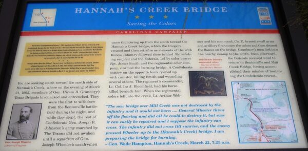 HANNAH’S CREEK BRIDGE WAR MEMORIAL PANEL