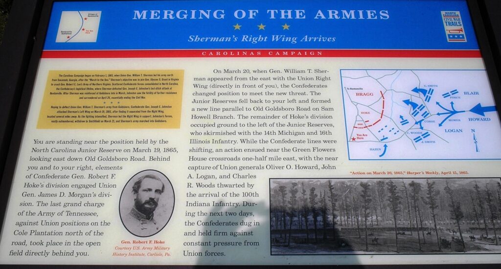 MERGING OF THE ARMIES WAR MEMORIAL PANEL