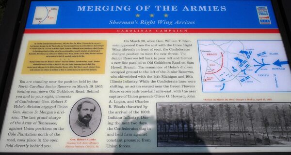 MERGING OF THE ARMIES WAR MEMORIAL PANEL