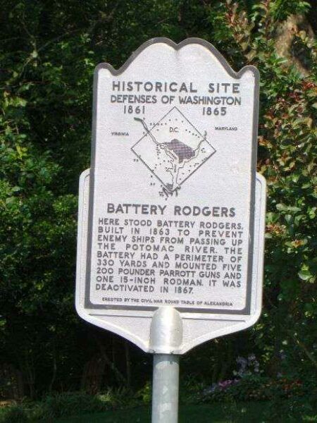 BATTERY ROGERS WAR MEMORIAL MARKER