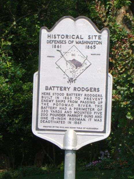 BATTERY ROGERS WAR MEMORIAL MARKER