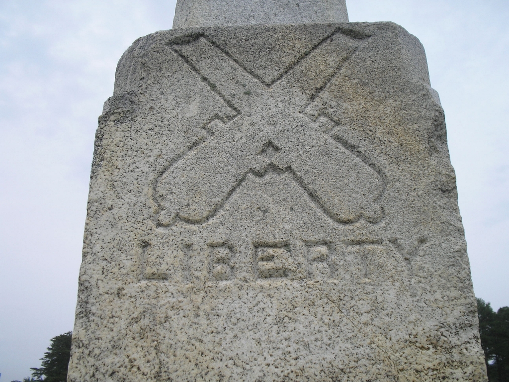 FIRST BATTLE OF THE REVOLUTIONARY WAR MEMORIAL SIDE C