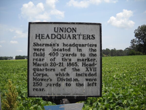 UNION HEADQUARTERS SHERMAN’S WAR MEMORIAL MARKER