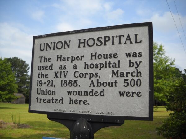 UNION HOSPITAL HARPER HOUSE WAR MEMORIAL MARKER