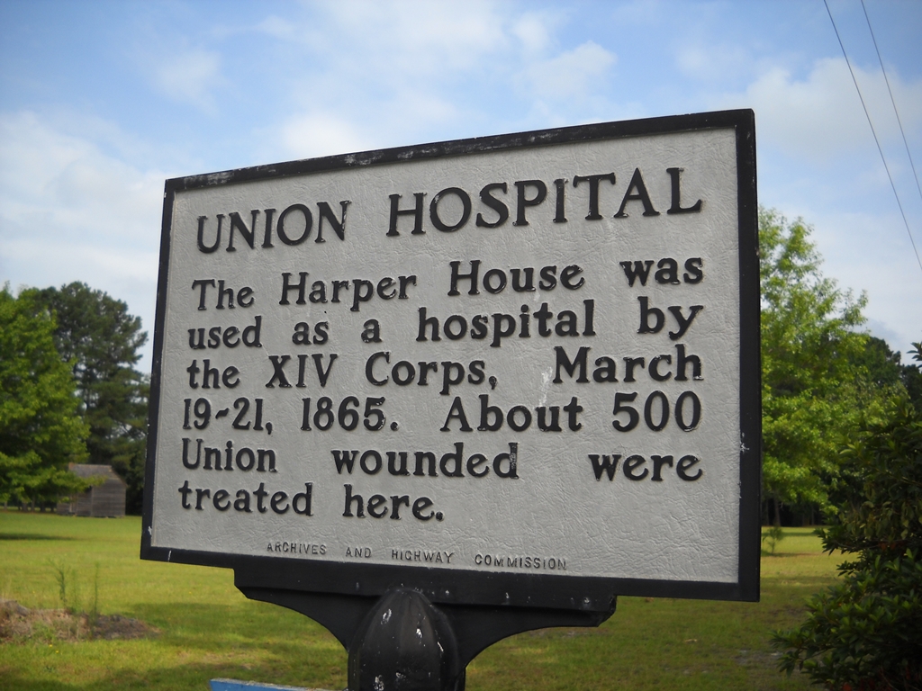 UNION HOSPITAL HARPER HOUSE WAR MEMORIAL MARKER