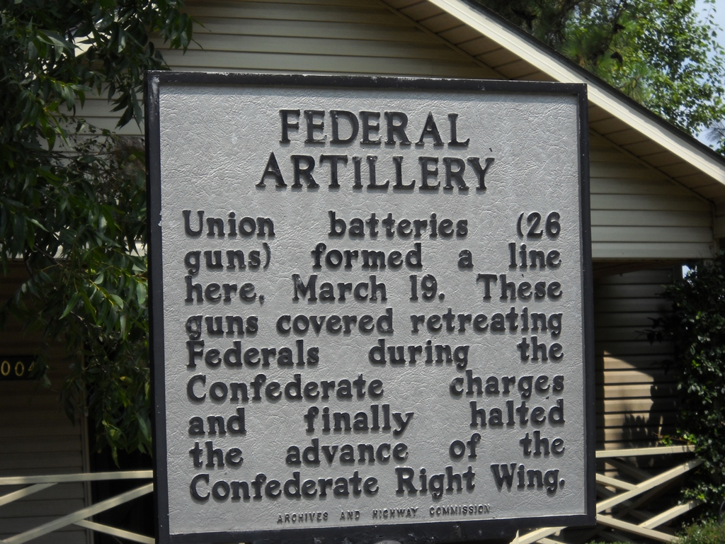 FEDERAL ARTILLERY WAR MEMORIAL MARKER