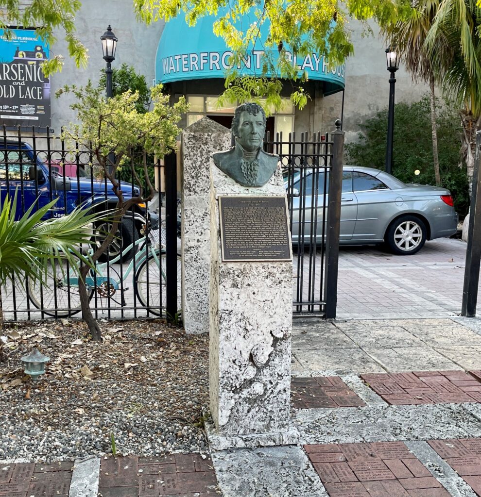 COMMODORE DAVID W. PORTER MEMORIAL BUST