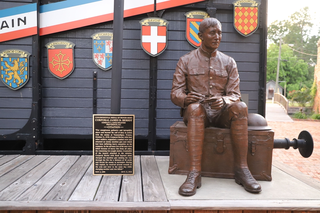 CORPORAL JAMES D. HERIOT MEDAL OF HONOR WAR MEMORIAL