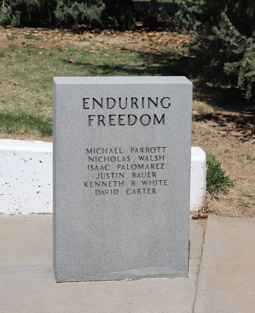 LARIMER COUNTY VETERANS MEMORIAL STONE F