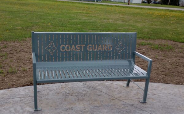 WATERLOO, IN VETERANS MEMORIAL BENCH E
