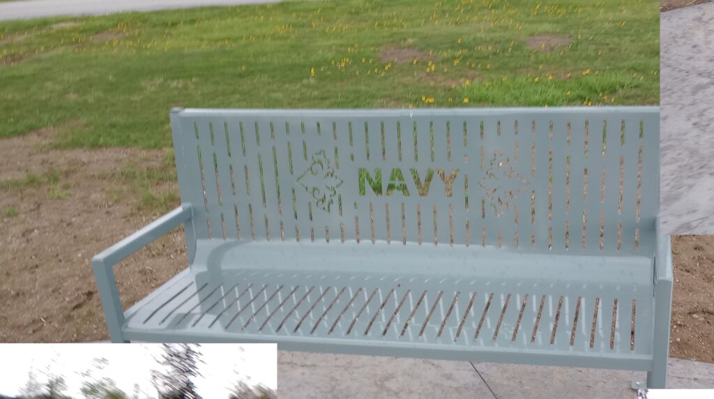 WATERLOO, IN VETERANS MEMORIAL BENCH C