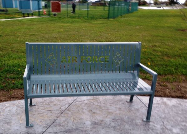 WATERLOO, IN VETERANS MEMORIAL BENCH B