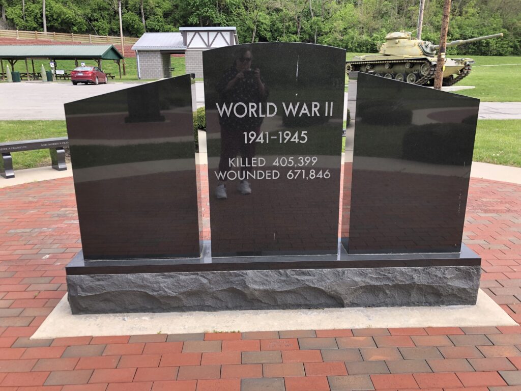 WAYNE COUNTY WORLD WAR II MEMORIAL BACK
