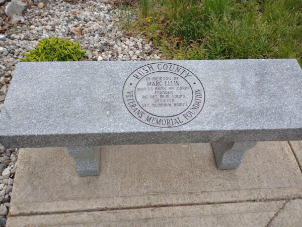 MARC ELLIS WORLD WAR II MEMORIAL BENCH