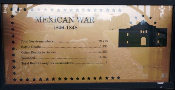 MEXICAN WAR 1846-1848 WAR MEMORIAL PLAQUE