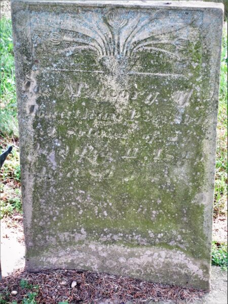 JONATHAN PIERSON REVOLUTIONARY WAR SOLDIER MEMORIAL CEMETERY STONE