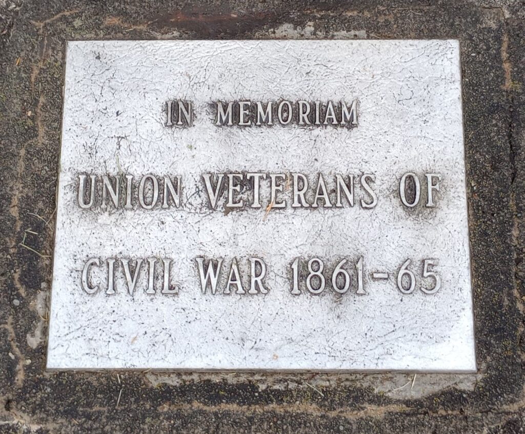 UNION VETERANS OF CIVIL WAR 1861-65 MEMORIAL STONE