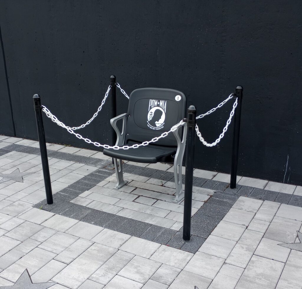 ATTICA POW-MIA MEMORIAL CHAIR