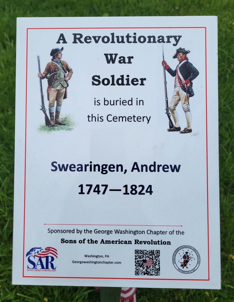 A REVOLUTIONARY WAR SOLDIER BURIED IN COOKE BURIAL GROUND CEMETERY MEMORIAL PLAQUE