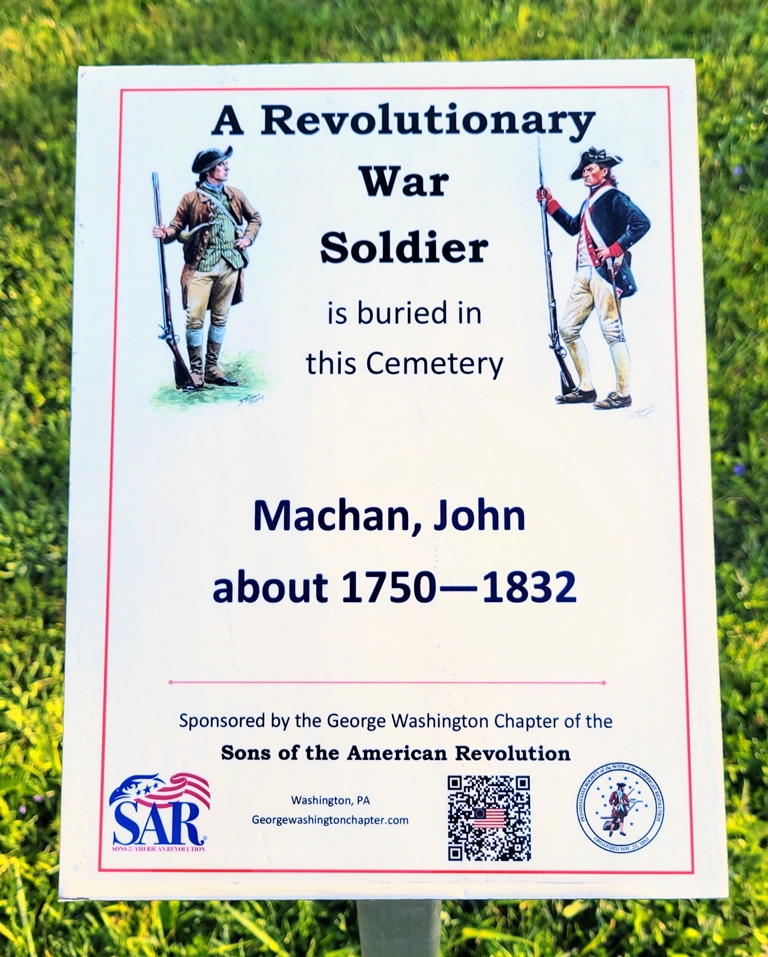 A REVOLUTIONARY WAR SOLDIER BURIED IN TRUSSEL OLD DUTCH FORK CEMETERY MEMORIAL PLAQUE