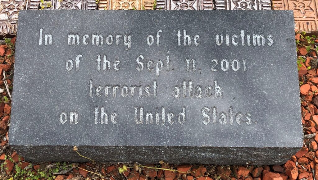WAYNE COUNTY SEPT. 11, 2001 MEMORIAL TABLET