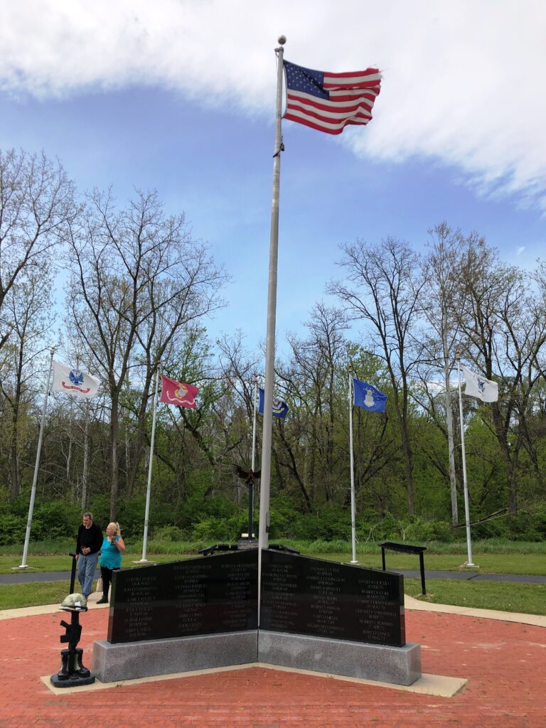 WAYNE COUNTY VIETNAM VETERANS MEMORIAL BACK
