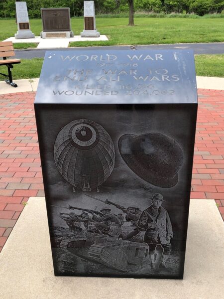 WAYNE COUNTY WORLD WAR I MEMORIAL SIDE A