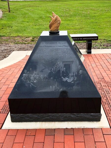 AMERICAN REVOLUTIONARY WAR MEMORIAL SIDE D