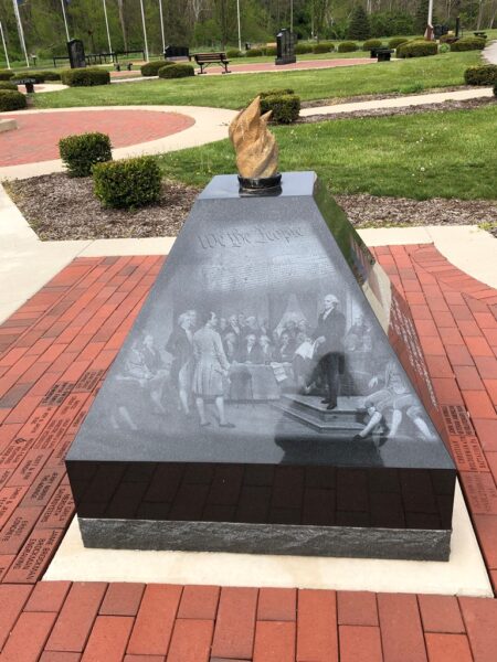 AMERICAN REVOLUTIONARY WAR MEMORIAL SIDE C