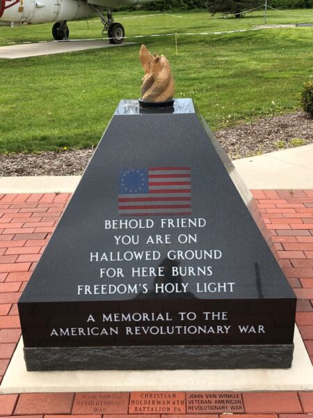 AMERICAN REVOLUTIONARY WAR MEMORIAL SIDE A