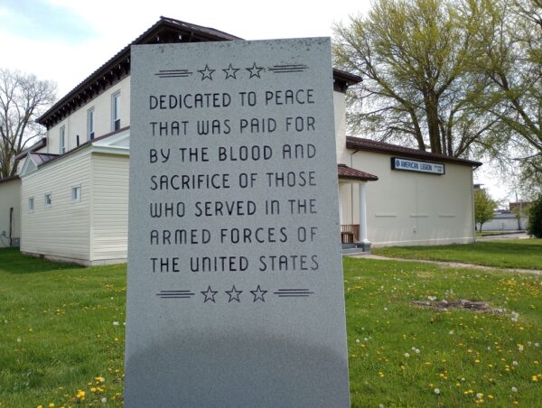 AMERICAN LEGION POST NO. 19 VETERANS MEMORIAL