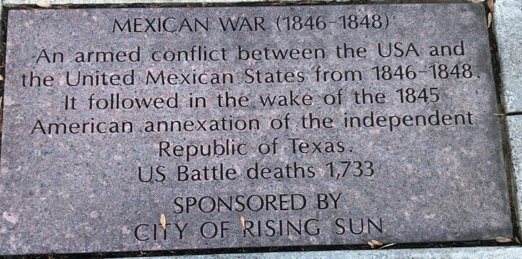 MEXICAN WAR (1846-1848) MEMORIAL TABLET