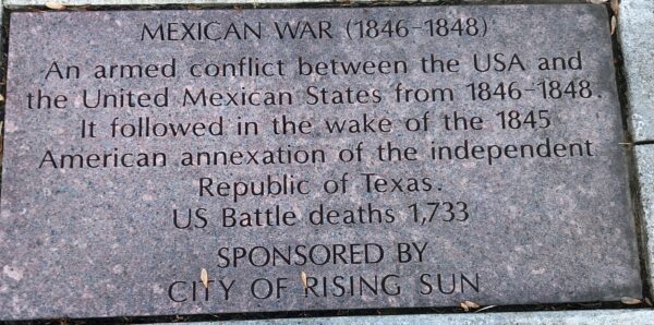 MEXICAN WAR (1846-1848) MEMORIAL TABLET