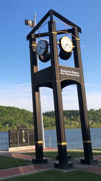 RISING SUN VETERANS MEMORIAL CLOCK TOWER